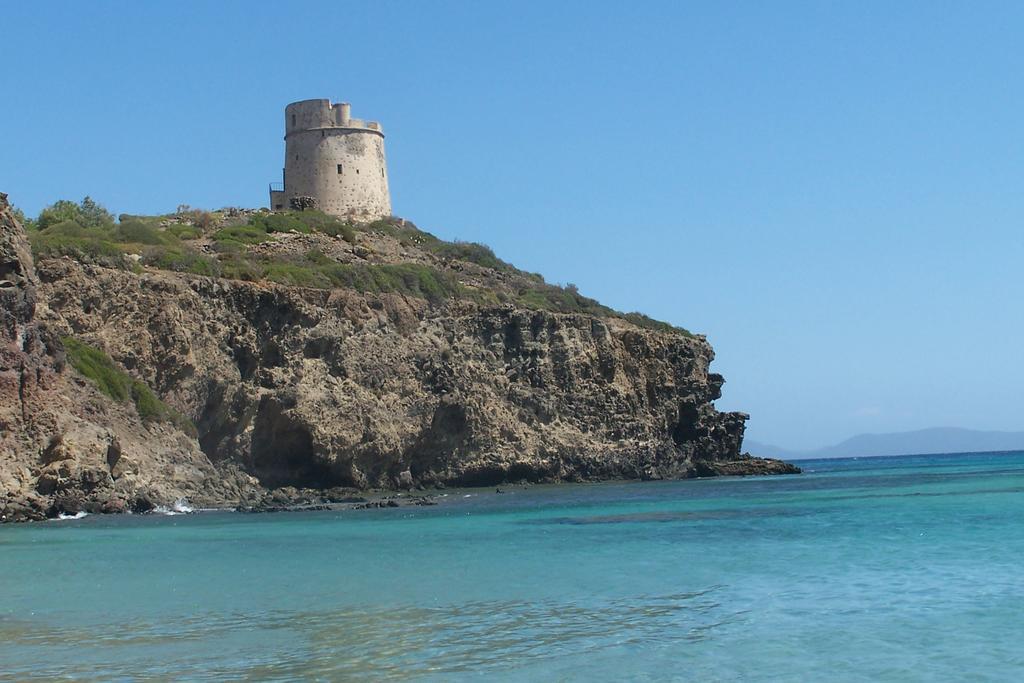 Villa Casa Rubina Porto Pino Esterno foto